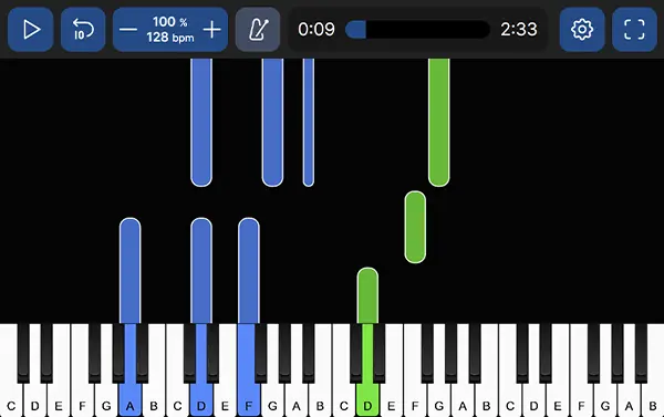 Pianotify midi player